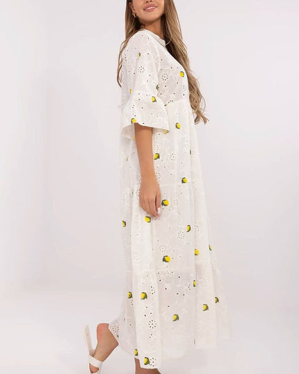 Robe bohème légère en coton