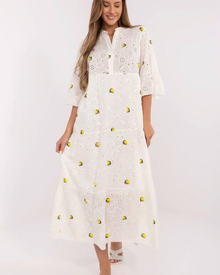 Robe bohème légère en coton