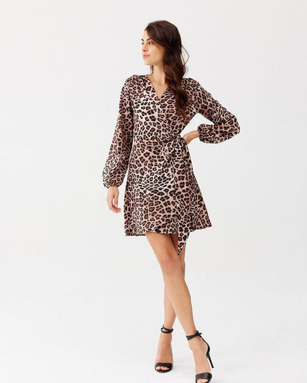 Robe courte imprimée élégante