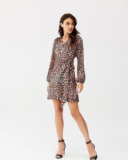 Robe courte imprimée élégante