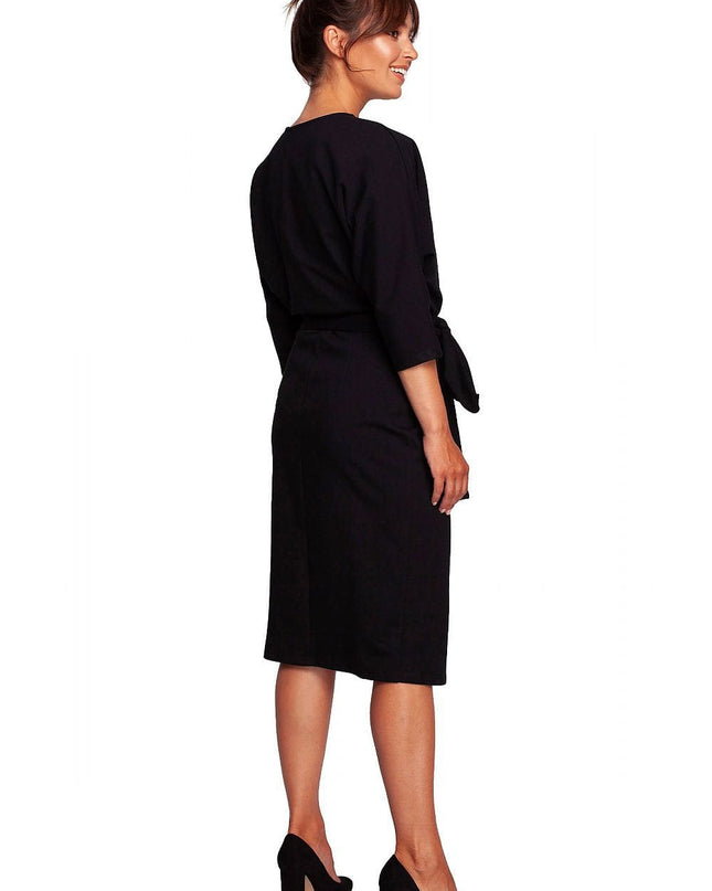 Robe noire en coton élégante