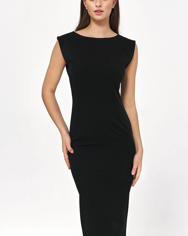 Robe noire ajustée élégante