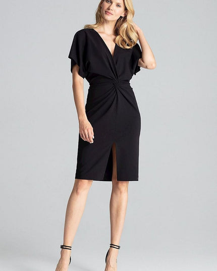 Robe midi rouge élégante