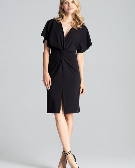 Robe midi rouge élégante