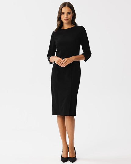 Robe crayon verte élégante