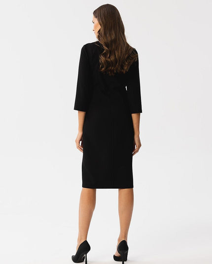 Robe crayon verte élégante