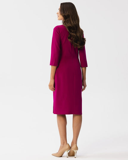Robe crayon verte élégante