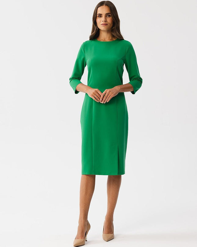 Robe crayon verte élégante