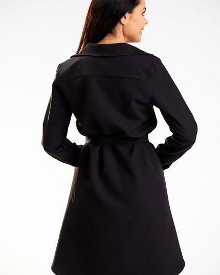 Robe chemise verte élégante